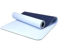 Yoga Mat Blue Pilates Fitness Mat Sit-ups Stretching Push-ups Home Floor Mat Neutral Extra Long Wide Exercise Equipment TPE