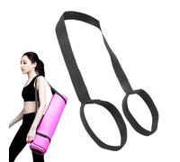 Yoga Mat Carrier Strap - Adjustable Carry Stand for Most Mats | Yoa Mat Sling with Elastic Bands, Durable Polyester, Stain Resistant, Washable, Portable Yo