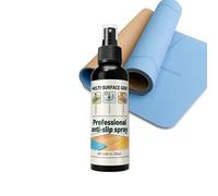 Yoga Mat Cleaner Spray Bottle for Gym Use Natural 120 ml Formula with Anti Slip Effect, Compact 16.9 x 3.9 cm Size, Long Lasting Freshness, Home, Studio Room, Equipment Gear for Women