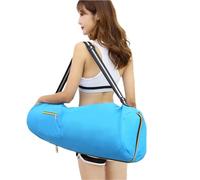 Yoga Mat Compact Carry Bag, 80cm Fitness Storage Bag Pocket Large Capacity Lightweight Foldable(Blue Color)