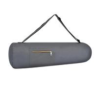 Yoga Mat Compact Carry Bag, 80cm Fitness Storage Bag Pocket Large Capacity Lightweight Foldable(Dark Grey)