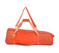 Yoga Mat Compact Carry Bag, Pilates Mat Storage Pouch Large Capacity Multifunctional Sports Bacpack(Orange)