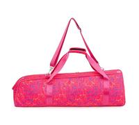 Yoga Mat Compact Carry Bag, Pilates Mat Storage Pouch Large Capacity Multifunctional Sports Bacpack(Red)