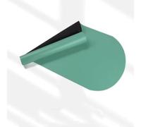 Yoga Mat - Eco Friendly Vegan Non Slip Round End Oval Capsule Shape with Custom Laser Logo, Durable PU Rubber, Ideal for Home and Studio Use