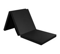 Yoga Mat Exercise Fitness Tri-Fold Foam Mat Extra Thick Non Slip Large Padded High Density Pilates Stretching Home Gym Equipment Accessory 3 Folding Mats Multi-Purpose Workout with Carrying Handle