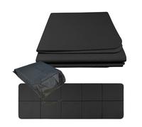 Yoga mat, fitness mat, gymnastics mat, Pilates mat, aerobic mat, foldable, 6 mm