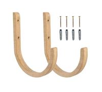 Yoga Mat Holder and Storage Rack | 2 Pieces Wooden with Screws, Yoga Mat Storage Holder | For Home Gym, Indoor Exercise, Fitness Accessories, Resistance Bands, Ro