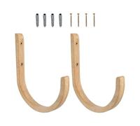 Yoga Mat Holder and Storage Rack | 2 Wooden Pieces With Screws | Yoga Mat Training Accessory For Elastic Bands Foam Rollers Skipping Rope Exercise Equipment Accessories