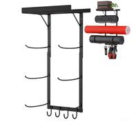 Yoga mat Holder, Multi-Level Wall-Mounted Rack Gear, Organize Your Active Life, for Your Gym Studios, Home