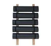 Yoga Mat Holder Wall Mount - 6 Layer Storage Rack for Foam Roller and Gym Equipment, Ideal for Home Decor and Commercial Use, 107cm