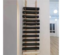 Yoga Mat Holders, Wall-mounted Multi-layer Wooden Home Fitness Equipment Training Display, Shelf, for Office, School, Studio