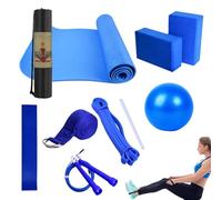 Yoga Mat - Latex Exercise Mat, Non-Slip | Comfortable Yoga Starter Kit, Home Fitness Equipment, Stretching, Fitness, Exercise, Abdominal