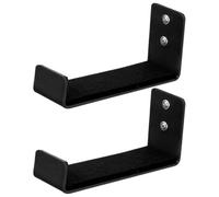 Yoga Mat Rack - 2 Pack Foam Roller Pad for Wall Storage, Mat Hanger with Aluminum Organizer, Space-Saving Holder for Gym, Apartment, Garage, Closet, School, Home, Bedroom, 1.25x6.5x3 Inches