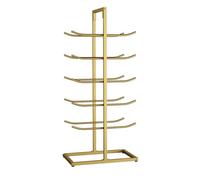 Yoga Mat Stand - Floor-Standing Metal Storage Rack, 5-Layer Double-Sided Design for Home Gym or Commercial Use, Large Capacity