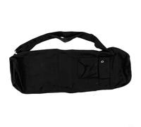 Yoga Mat Storage Bag with Bottle Pocket for Gym Travel | Tough canvas material, wear-resistant for surface, 69x16x16cm size, black color, home gym storage