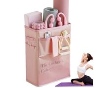 Yoga Mat Storage Basket Organizer System - Complete Gym Equipment Storage Rack Holder For Yoga Exercises Ball | Foam Roller Strap Resistance Bands Training Equipment Accessories Rack Hold