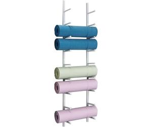 Yoga Mat Storage Organizer,Storage Foam Roller and Block,Skateboard Snowboard Storage Rack,Stable Metal Towel/Foam Roller Wall Holder,Gifts for Friends and Family