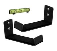 Yoga Mat Storage Rack - 2 Pieces | Wall Mount Hooks | Fitness Accessories for Resistance Bands, Foam Rollers, Straps, School, Dance, Studio, Gym, My