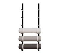 Yoga Mat Storage Rack, Wall Mounted Holder, Large Capacity Multi-Layer Shelf for Home, School, Yoga Studio, and Gym