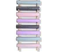 Yoga Mat Storage Stand,Yoga Studio Workout Room Yoga Mat Holder Wall Mount,2-9 Layers Wooden Yoga Mat Storage Rack Wall Mounted,Large Gym Organization Floating Shelf(Size:8 Layers 141cm/55.5in)