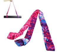 Yoga Mat Strap for Carrying Pilates Mat Carrier Stretching Strap Belt, Adjustable Loops Multipurpose Lightweight Hands-Free Accessories for Fitness Yoga Pilates, 38mm Wide, 1Pc (Yogamat Not Included)