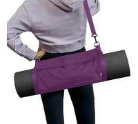 Yoga Mat Straps - Exercise Fitness Pad - Carrier Carry Bag | Adjustable Full Zip Gymmat - Front Holder Positioning, Over The Shoulder Transport Sling, The Solution For Men With Men Trans