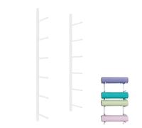 Yoga Mat Wall Mount Holder with Screws for Foam Roller, Exercise Equipment Storage Rack