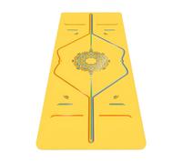 Yoga Mat, Yellow, Non Slip, Stretching, Yoga, Training, Modern Fitness