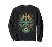 Yoga Mediation Hindu God Trishula Om Sweatshirt