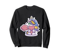 Yoga Meditate Focus Exhale Inhale Unicorn Sweatshirt