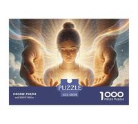 Yoga Meditation 1000 Piece Jigsaw Puzzle for Adults Paper 1000pc Jigsaw Puzzle Set Mindfulness Home Gift 52x38cm/1000pcs