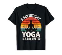 Yoga Meditation Mindfulness Vintage Sunset Mandala T-Shirt