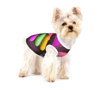 Yoga Meditation print Tshirts for Small Dogs Dog's Fashion Shirt Breathable Sleeveless Shirts for Small Dogs