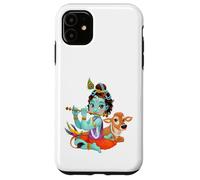 Yoga Meditation Spiritual Hindu God Krishna Case for iPhone 11
