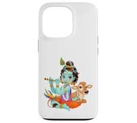 Yoga Meditation Spiritual Hindu God Krishna Case for iPhone 13 Pro