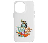 Yoga Meditation Spiritual Hindu God Krishna Case for iPhone 14 Pro Max