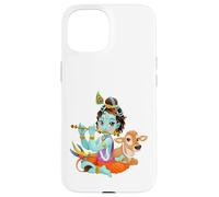 Yoga Meditation Spiritual Hindu God Krishna Case for iPhone 15