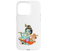Yoga Meditation Spiritual Hindu God Krishna Case for iPhone 15 Pro Max