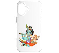Yoga Meditation Spiritual Hindu God Krishna Case for iPhone 16