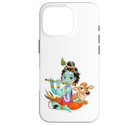 Yoga Meditation Spiritual Hindu God Krishna Case for iPhone 16 Pro