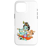 Yoga Meditation Spiritual Hindu God Krishna Case for iPhone 16 Pro Max