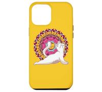 Yoga meditations chakras mandalas Cat Pilates Case for iPhone 12 Pro Max