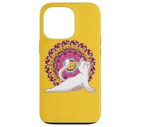 Yoga meditations chakras mandalas Cat Pilates Case for iPhone 13 Pro