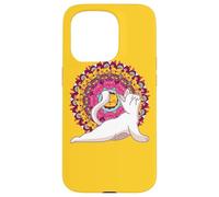 Yoga meditations chakras mandalas Cat Pilates Case for iPhone 15 Pro