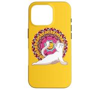 Yoga meditations chakras mandalas Cat Pilates Case for iPhone 16 Pro