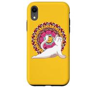 Yoga meditations chakras mandalas Cat Pilates Case for iPhone XR
