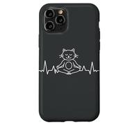 Yoga meditations chakras mandalas Cat Pilates Cats Case for iPhone 11 Pro