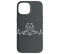 Yoga meditations chakras mandalas Cat Pilates Cats Case for iPhone 15