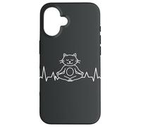 Yoga meditations chakras mandalas Cat Pilates Cats Case for iPhone 16