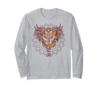 Yoga meditations chakras mandalas Sloth Long Sleeve T-Shirt